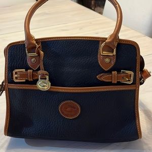 VTG Dooney & Bourke Blue Leather Stachel
